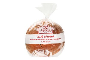 Хліб Січовий Цар Хліб 0.7кг Теремно