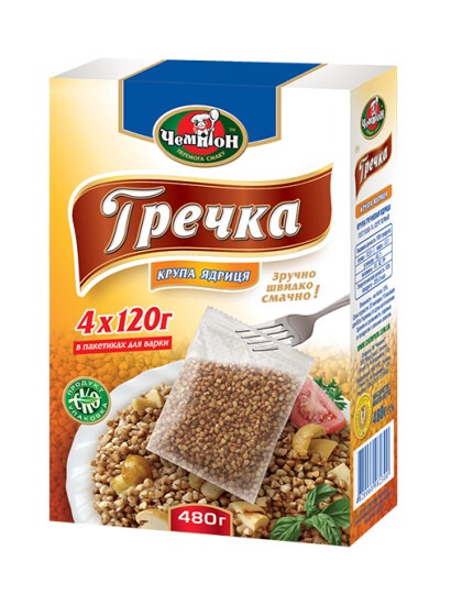 Гречка 4*120г /Чемпіон/