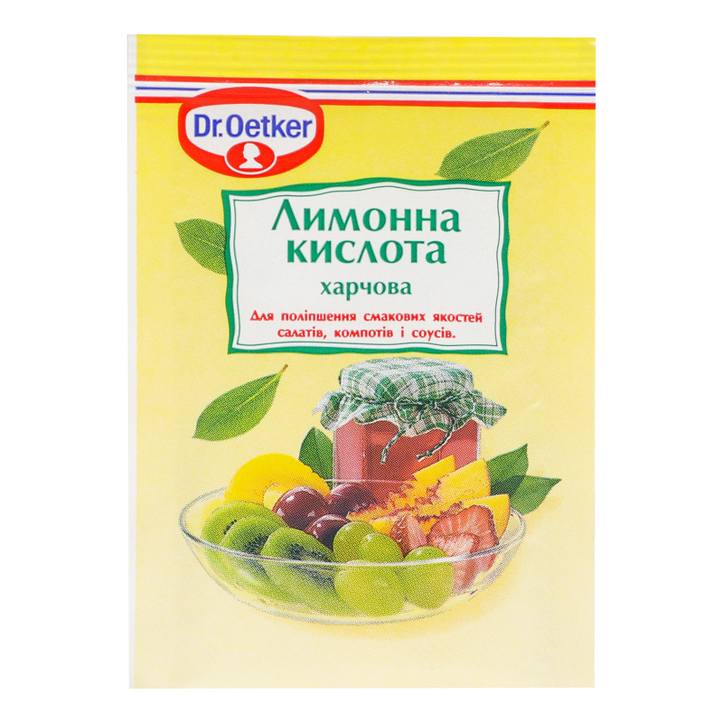 Лимонна кислота 8г Dr.Oetker