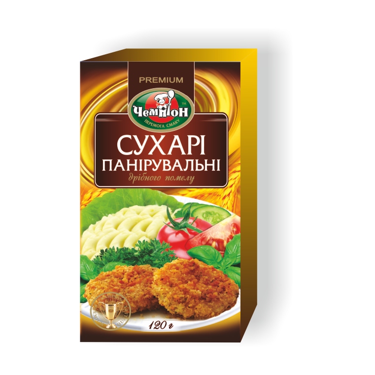 Сухарі панірувальні 120г Чемпіон