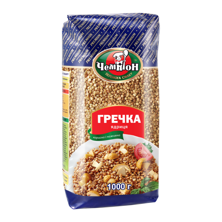 Гречка Чемпіон преміум 1кг