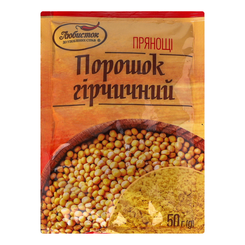 Гірчиця мелена 50г /Любисток/