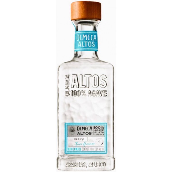 Текіла OLMECA ALTOS PLATA 100% AGAVE 38% 0.7л