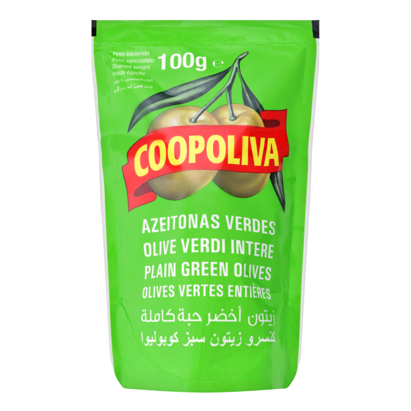 Оливки Coopoliva зелені з/к д/п 200мл