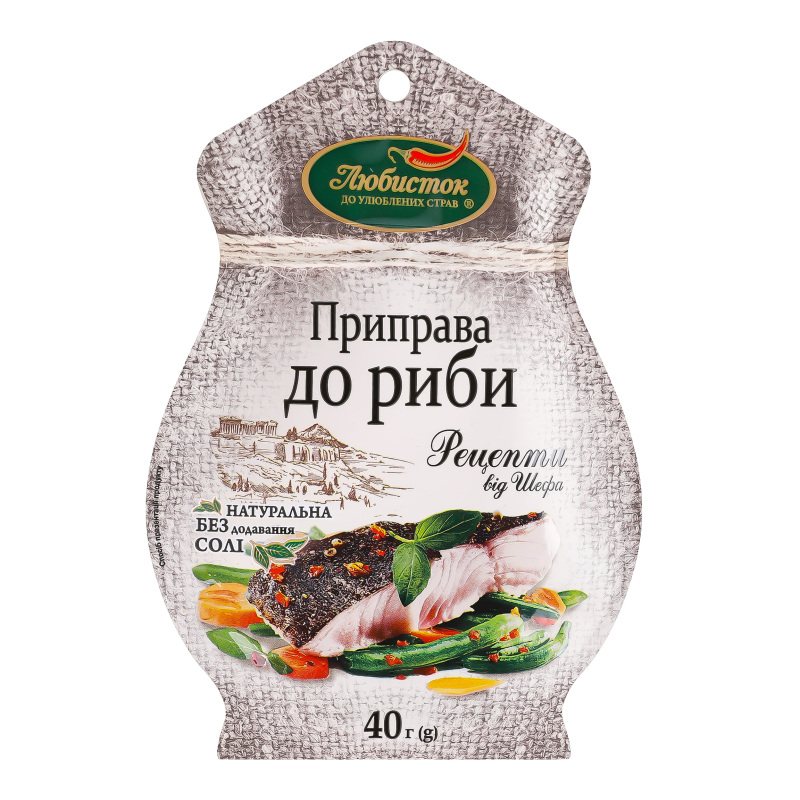 Приправа до риби Рецепти від шефа без солі 40г