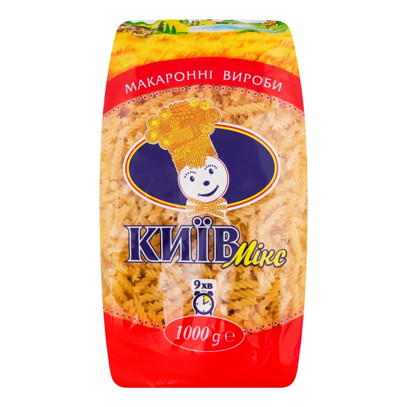 Макаронні вироби Трубочки 1кг Київ Мікс
