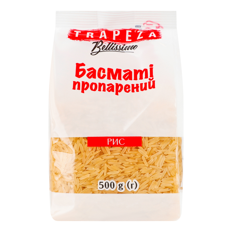 Рис Басматі пропарений Гімалаї 500г Трапеза