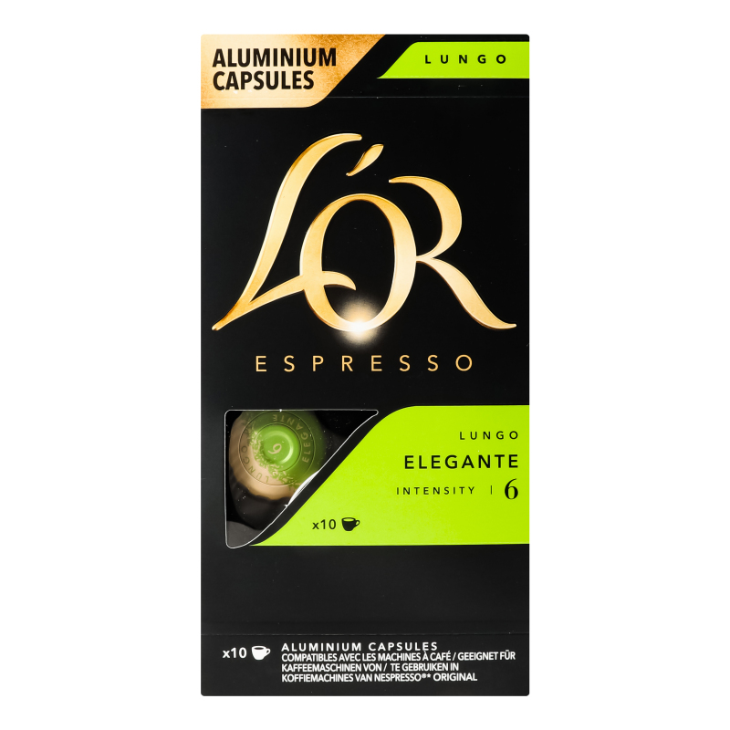 Кава мелена в капсулах L’OR Lungo Elegante 52г Якобз
