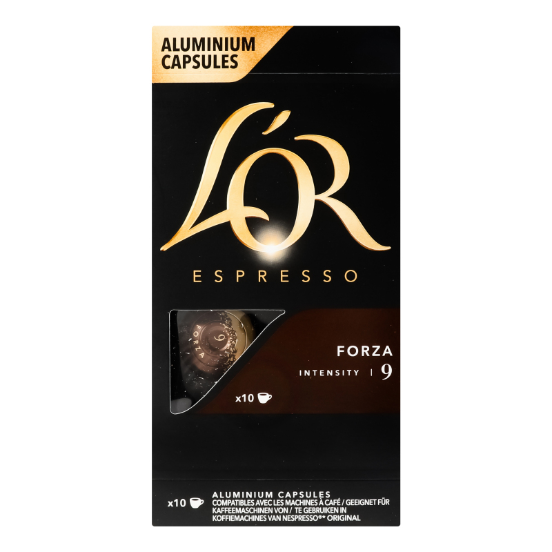Кава мелена в капсулах L’OR Espresso Forza 52г Якобз