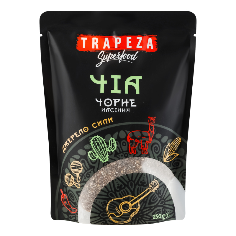 Насіння Чіа чорний 250г Трапеза