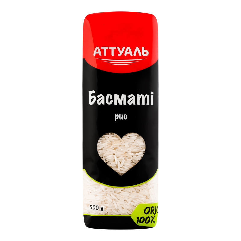 Рис Басматі преміум 0,5кг Аттуаль