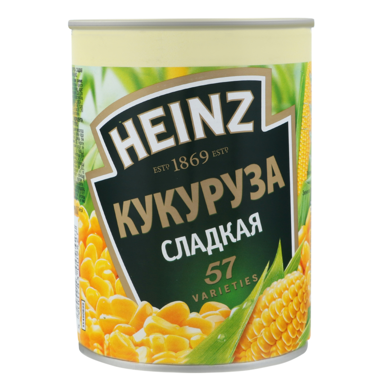 Кукурудза цукрова ж/б 400г Heinz