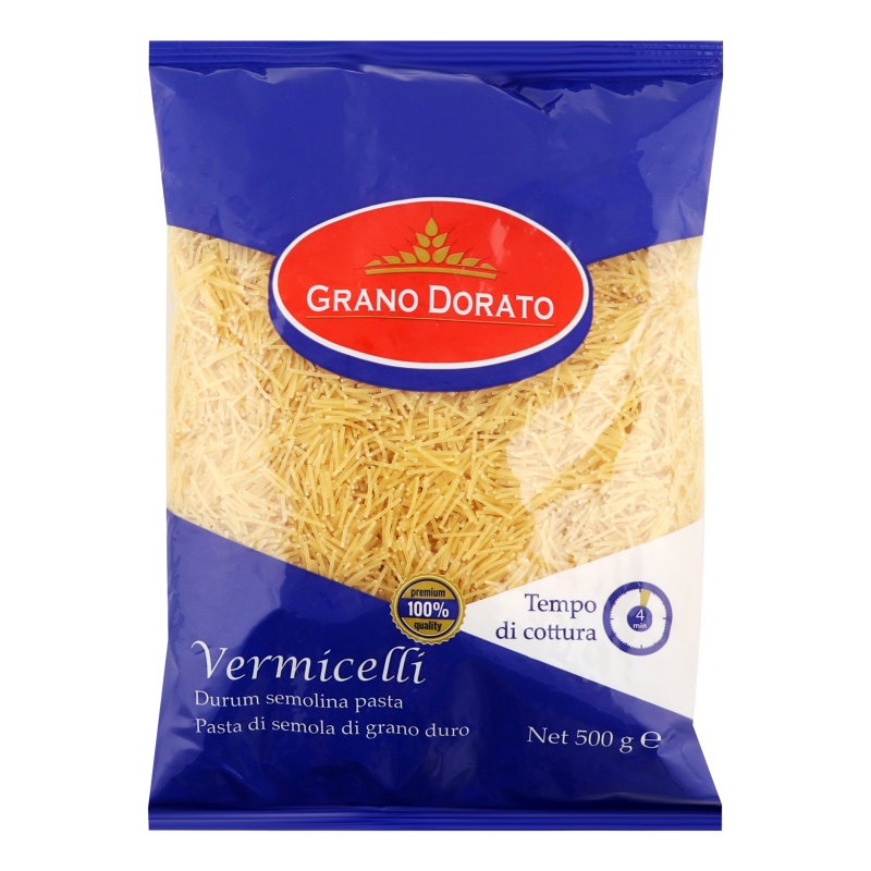 Макарони Вермішель 500г GRANO DORATO