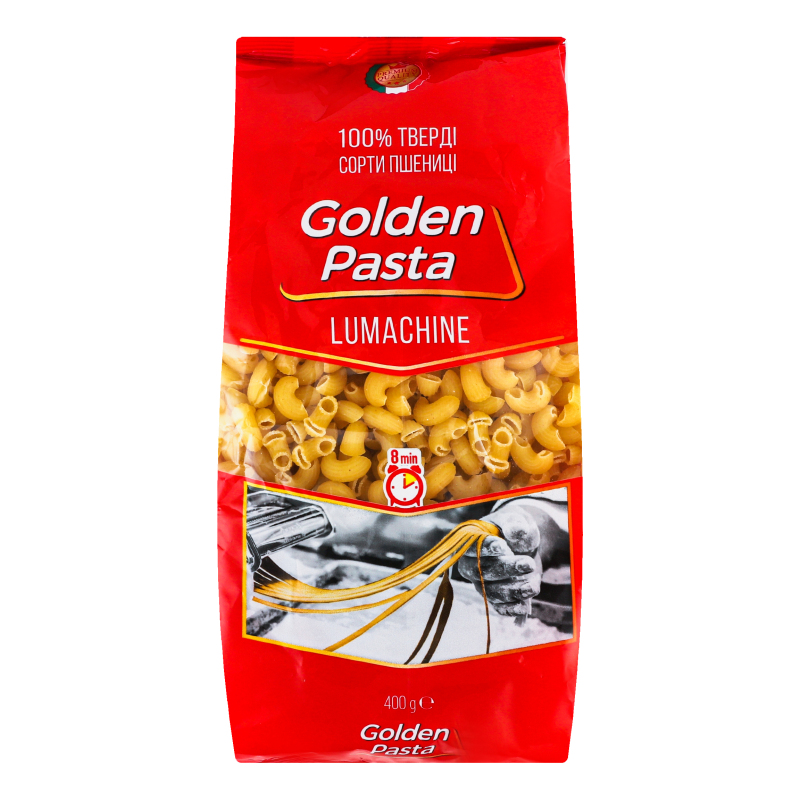Макарони Ріжки 400г Golden Pasta