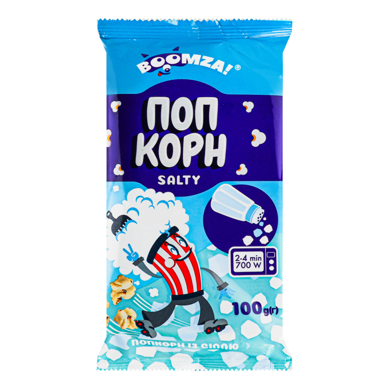 Попкорн мікрохвил. Boomza сіль 100г