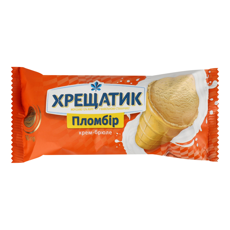 Морозиво Хрещатик Золотий Стандарт кр-бр 90г