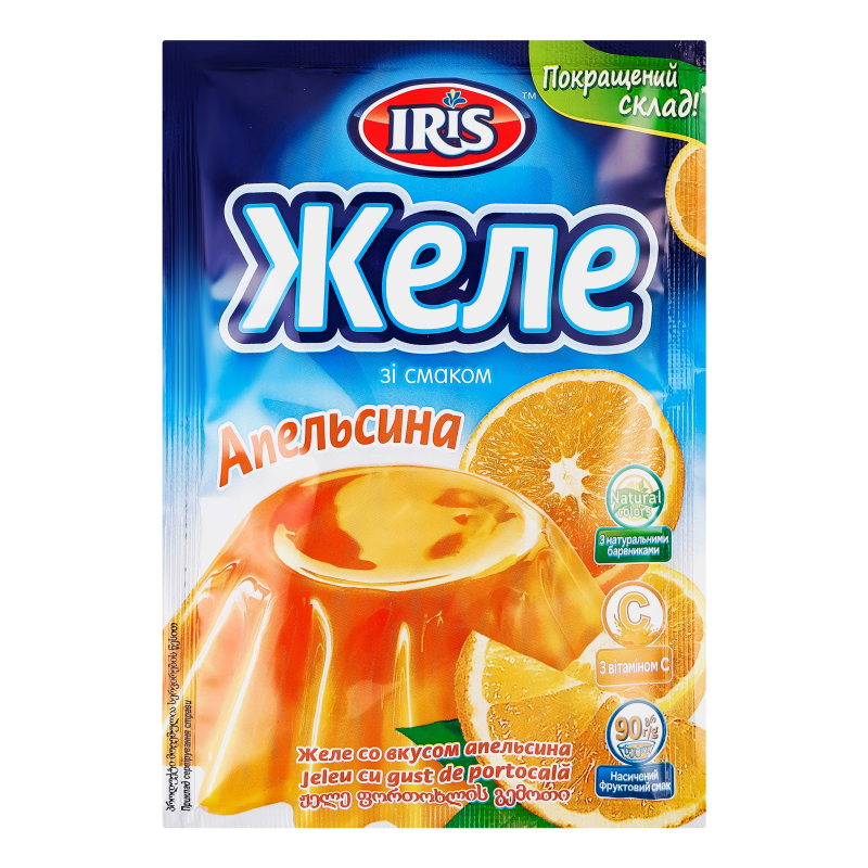 Желе IRIS апельсин 90г Ямуна