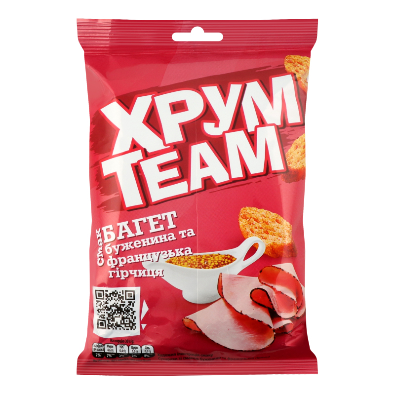Багет ХрумTeam буженина-франц.гірчиця 55г
