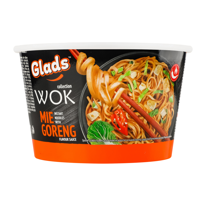 Локшина ш/п WOK Мі Горенг чаша 95г GLADS