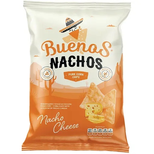 Чипси кукур Buenos Nachos начо сир 90г