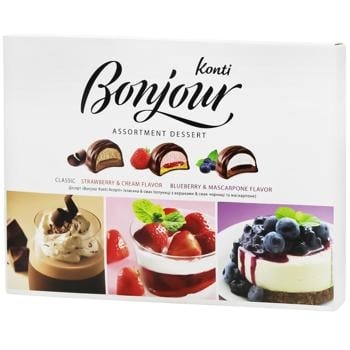 Десерт Bonjour Konti Асорті 348г Конті
