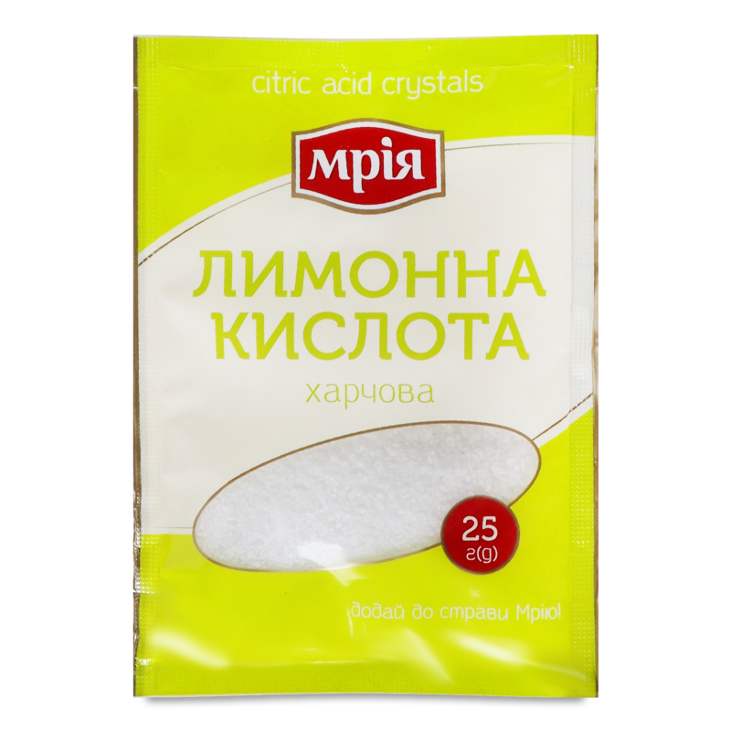 Лимонна кислота 25г Мрія