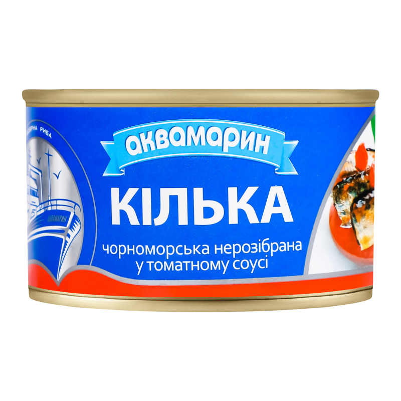 Кілька Чорноморська нерозіб. т/с 230г Аква
