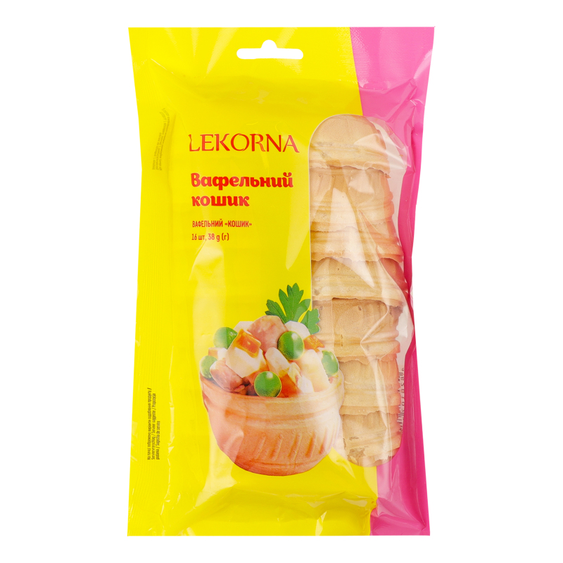 Кошик вафельний 38г Лекорна