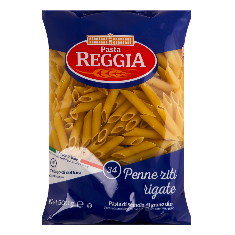 Макар.вироби Пера Ziti Rigate 500г Reggia