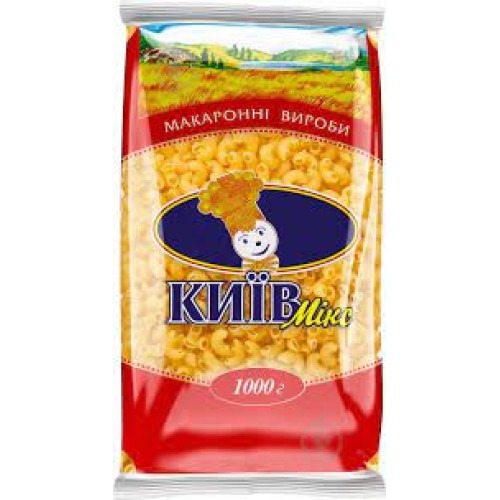 Макаронні вироби Ріжки 1кг Київ Мікс