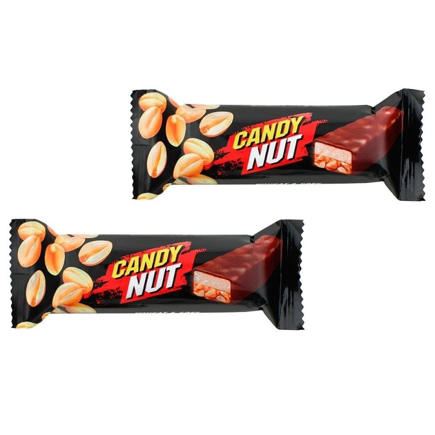 Цукерки CANDY NUT нуга-карамель-арахіс ваг Рошен