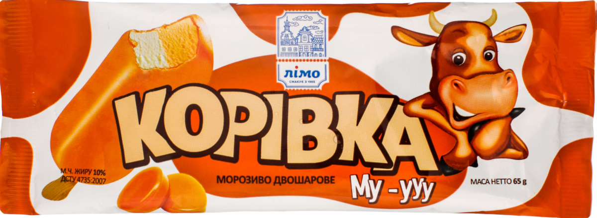 Морозиво ескімо Корівка Му-ууу 65г Лімо
