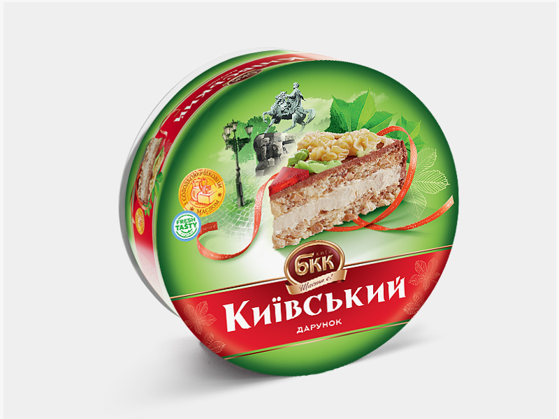 Торт Київський дарунок з арахісом 850г БКК