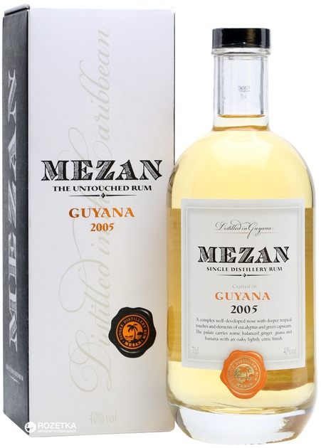 Ром Mezan Guyana Diamond 2005 40% 0,7л карт.кор.
