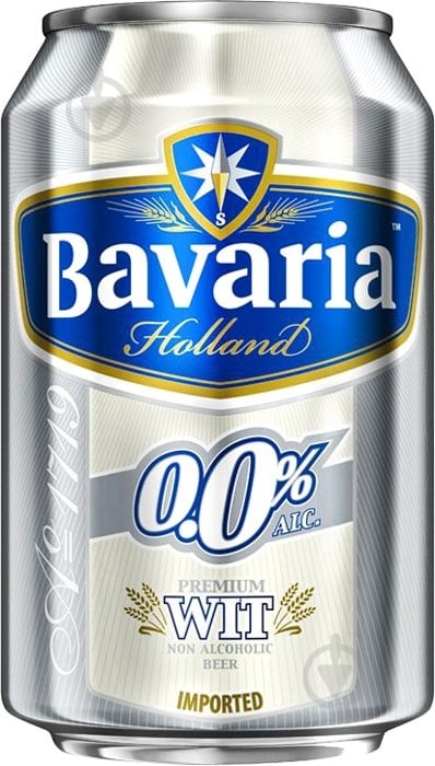 Пиво Bavaria 0,33 л ж/ б/а, 0% алк