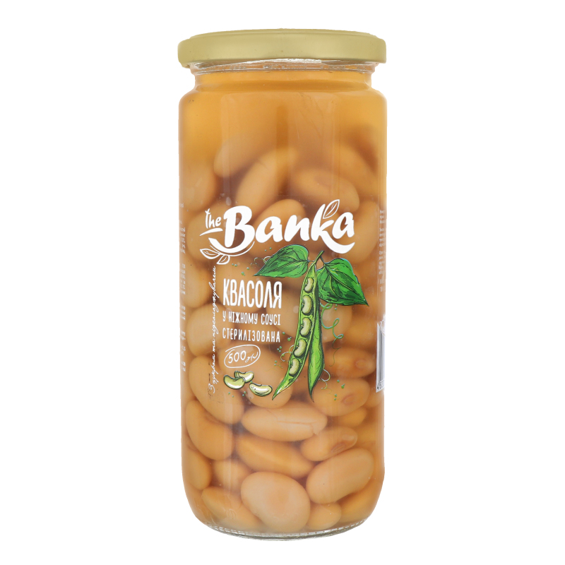 Квасоля у ніжному соусі с/б 500г the Banka