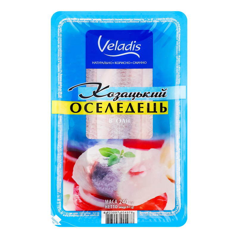 Оселедець в олії 240г Veladis