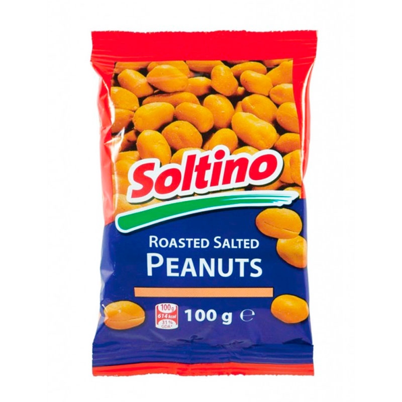 Арахіс смажений солений Soltino 100г