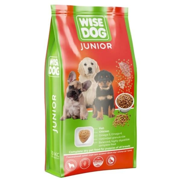 Корм сухий д/собак Wise Dog Junior 500г